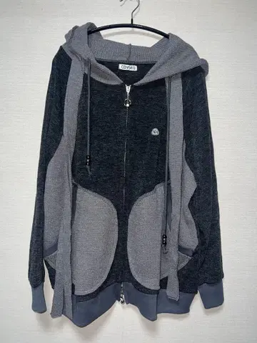 다크 그레이 후드 부착 후드티