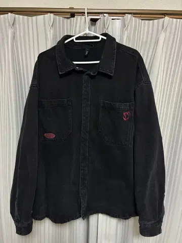 블랙 데님 자켓 기묘한 이야기