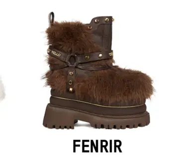 YELLOW 신상 퍼 부츠 [ 새상품 ]