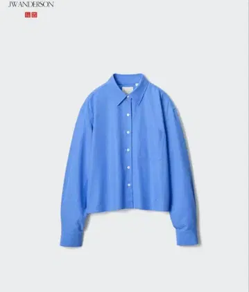 JW ANDERSON 블루 옥스퍼드 셔츠 UNIQLO