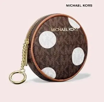 [ 미사용 ] 새상품 마이클코어스 폴카 도트 코인 파우치 동전 지갑