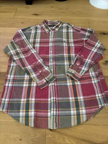 랄프 로렌 체크 BD 셔츠