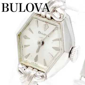 빈티지 Bulova 브로바 스위스 베젤 여성용 러닝 작동