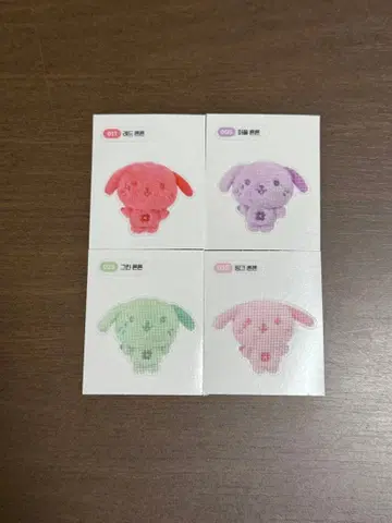 nctwish 팝업 서프 스티커 4장 료우 컬러