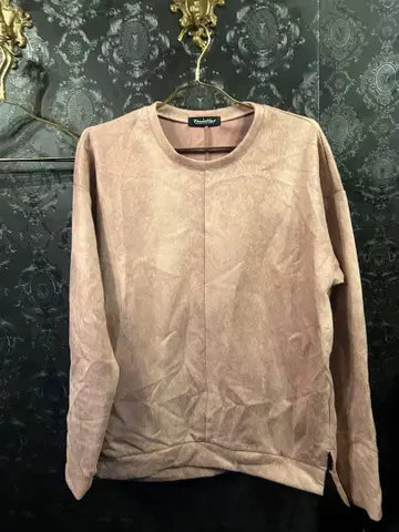 Tornado Mart 핑크 크루넥 긴팔 셔츠