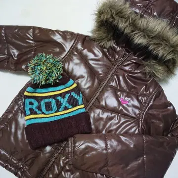 ROXY 록시 여성용 자켓 니트 모자 브라운