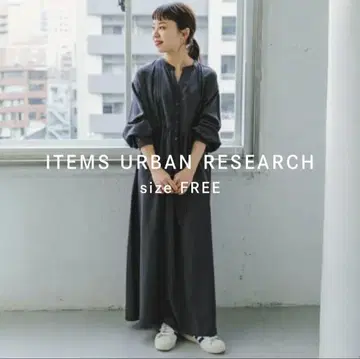 URBAN RESEARCH 어반 리서치 개더 핀턱 원피스