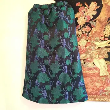 안티카 자카드 스커트