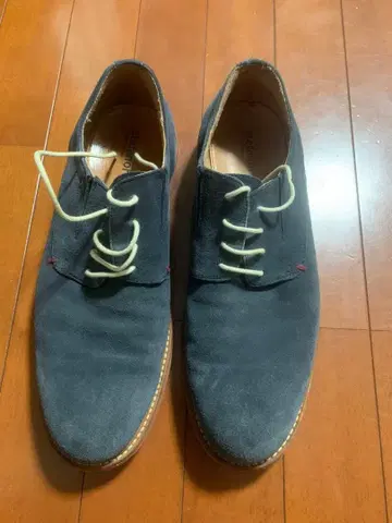 스테파노 리치 다크 블루 스웨이드 신발