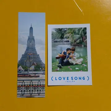 영화 LOVESONG 입장 혜택 오리지널 폴라로이드풍 카드 북마크