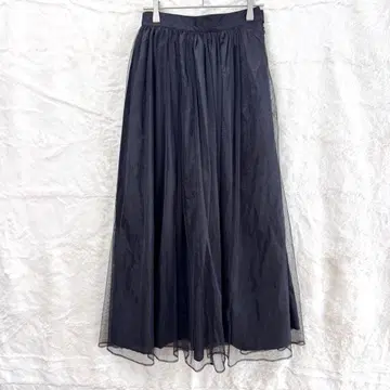 ETERNAL 이터널 샤샤 스커트 롱 스커트 블랙