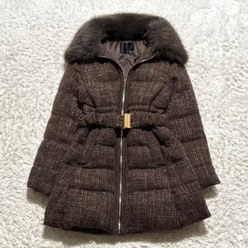 Riu 리우 Tweed down coat 트위드 코트 R