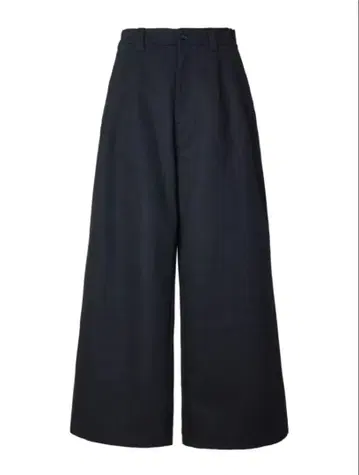 FEELS WIDE TUCKED TROUSERS BLACK