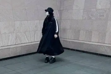 whinny 카리스마 니트 저지 원피스