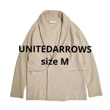 [ UNITEDARROWS ] 울 가디건 긴팔 숄카라