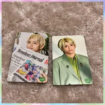 timelesz 타임레스 사토 쇼리 시노즈카 다이키 트레이딩 카드