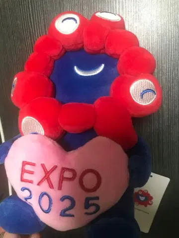 오사카 엑스포 미야쿠미야쿠 봉제 인형 하트