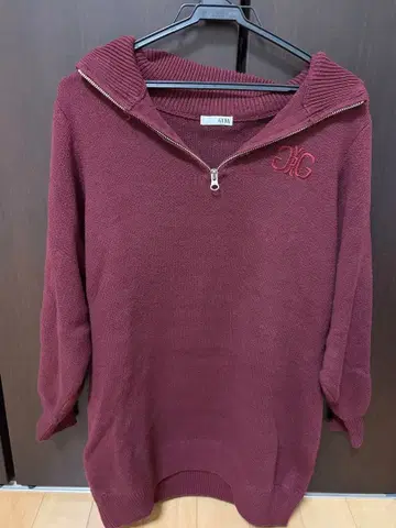 Symmetry GYDA 하프 ZIP 미니 원피스