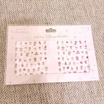 디즈니 릴린린 네일씰 미개봉 크리스마스