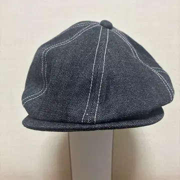 데님 헌팅 캡 다크 그레이