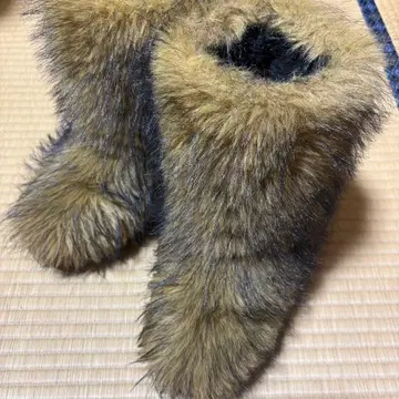 퍼 부츠 갸루 Y2K 24cm