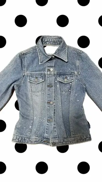 반짝반짝 데님 자켓 y2k
