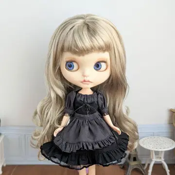 1507 [ 브라이스 원피스 ] 블랙과 그레이의 던들풍 원피스