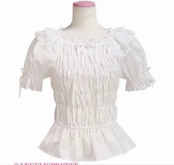 엔젤릭 프리티 셔링 오프숄더 블라우스