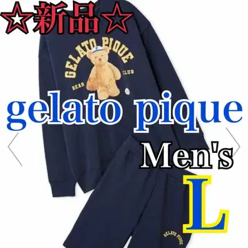 [ 새상품 ] gelato pique 베어 쭈리 풀오버&팬츠 남성용 L