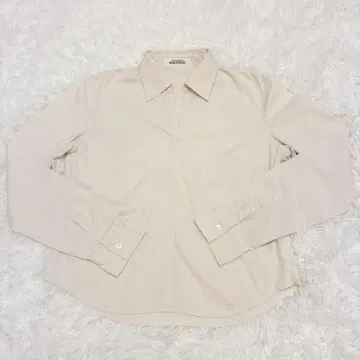 [컨디션 최상] 투모로우랜드 맥피 셔츠 블라우스 지퍼 긴팔 베이지