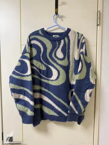 sedacle 마블 니트 블루 s 사이즈