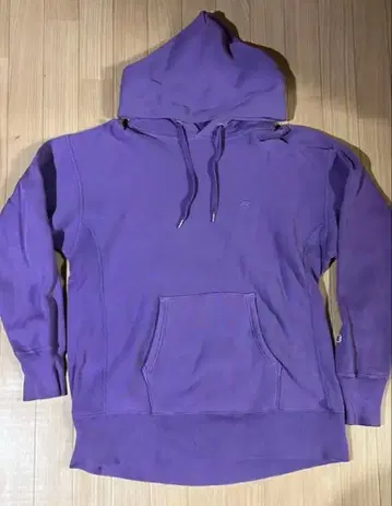 챔피언 리버스 위브 후드티 퍼플