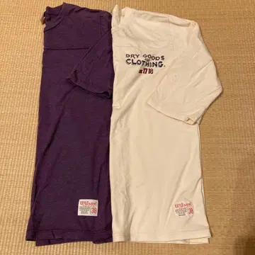 [ 최종 가격 인하 ] Wilson 윌슨 7부 소매 풋볼 셔츠 2장 세트