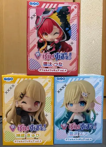 GIGO 한정판 ! 칸나리 큐피 아이자와 에마 네코타 츠나 피규어