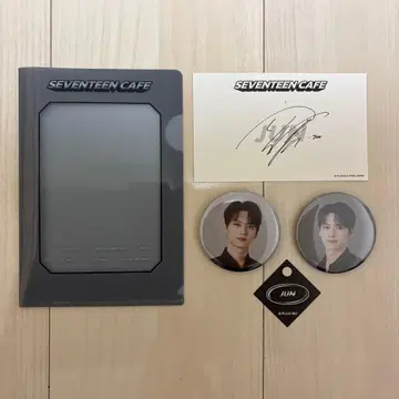 seventeen cafe 세븐틴 카페 세부치 카페 준 캔 배지 2024