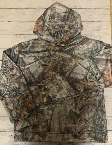 리얼트리 후드 부착 후드티