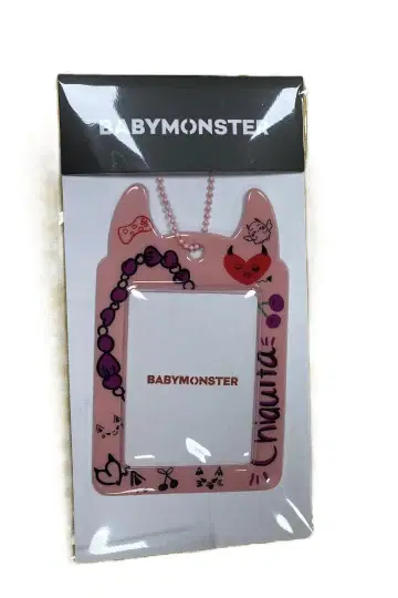 미사용 새상품 BABYMONSTER 치키타 트레이딩 카드 케이스 베이비몬