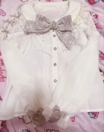 LIZLISA 리즈리사 밀피유 블라우스 핑크