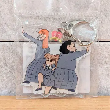 레어 짱구는 못말려(크레용 신짱) 아크릴 키링 30주년 사이타마 홍전갈대