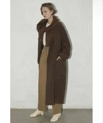 TODAYFUL 오버 체크 코트 36