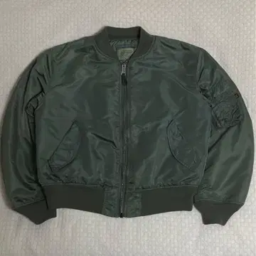 USA ALPHA MA-1 플라이트 자켓 짧은 기장 밀리터리 XL