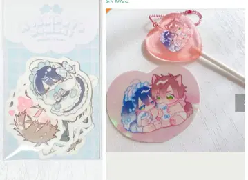 하나모리 타마코 스티커 캔디 참 퇴근 후, 우사카 씨를 벗겼다면