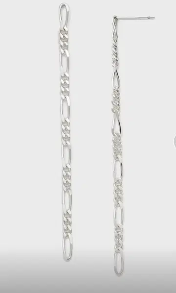 NOJESS 실버 귀걸이 미사용 새상품