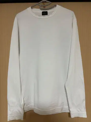 [ 코튼 100% 착용 2회 ] 그린 라벨 화이트 S 사이즈 긴팔