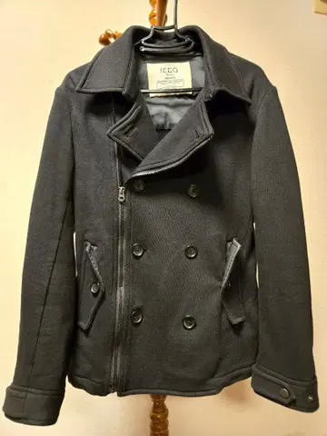 IKKA 블랙 피코트풍 자켓 M