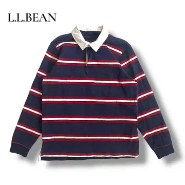 L.L.BEAN 라거 셔츠 스트라이프 긴팔 구제 의류