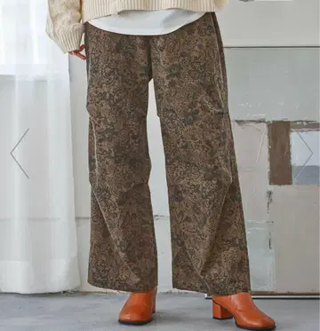 니코앤드 코듀로이 페이즐리 무늬 팬츠