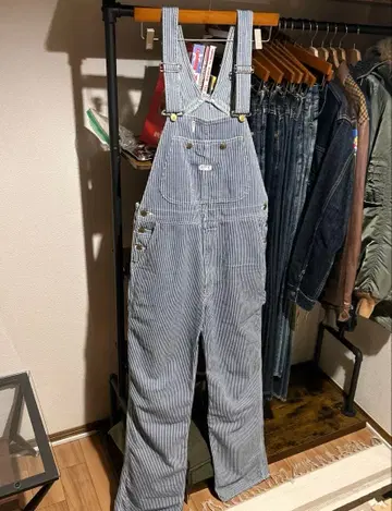 오버롤 EDWIN 빈티지 히코리 80년대 구제 의류 츠나기