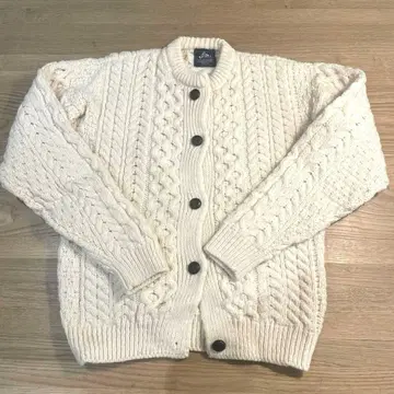 아란 우렌 밀스 가디건 니트 아이보리