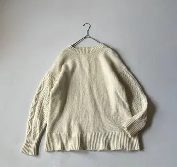 북유럽 생활 잡화점 소매만 아란 편직의 가벼운 니트